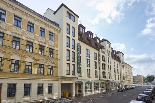 Außenansicht des Balance Hotel Leipzig an der Breslauer Straße